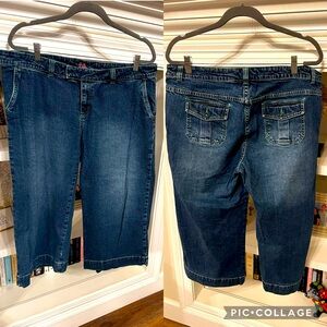 Lily Pulitzer Cropped Denim Jeans Sz.14